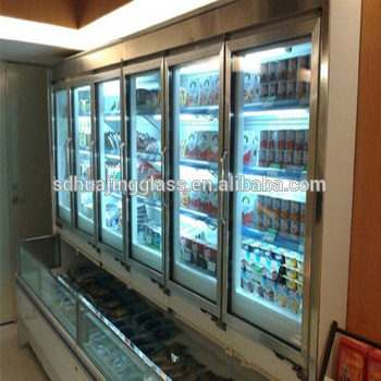 Glass Door for Fan Cooling Upright Display Showcase Drink Refrigerator Beer Cooler