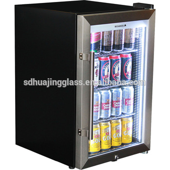 China factory household bar refrigerator glass door