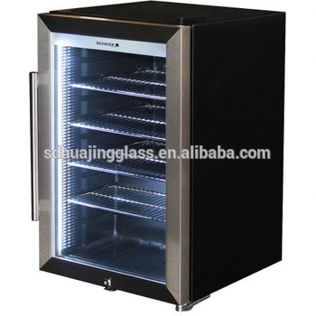 China factory household bar refrigerator glass door