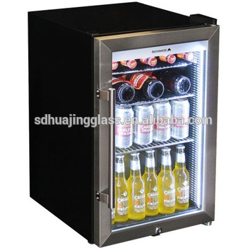 China factory household bar refrigerator glass door