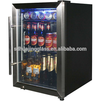 Hotel minibar refrigerators with glass door