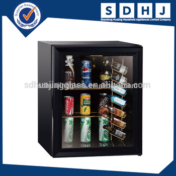 SHHAG Hot Sale Glass Door Mini Refrigerator
