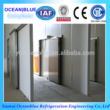High quality slide door with sandwich panel for cold room
