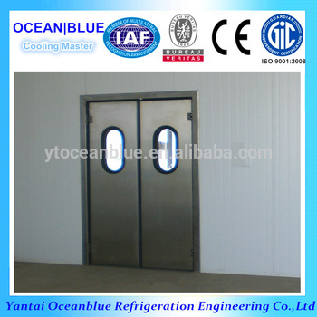 2016 new type flexible swing door with stainless steel