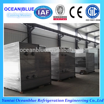 Cooling tower evaporative condenser air cooling