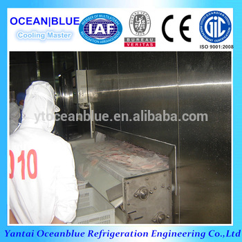 Mesh belt Tunnel Individual Quick Freezer