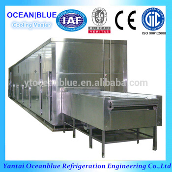 Net Belt Quick Freezing Equipment Net Belt IQF Freezer