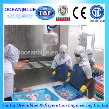 Quick Frozen Tunnel Freezer for Prawn