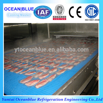 Fish Product Type and Frozen Style Fresh Frozen Seafood IQF Machine