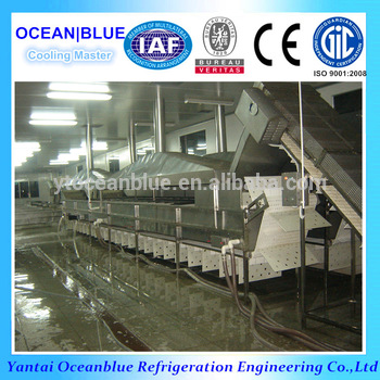 IQF spiral freezer machine for meat and shrimp