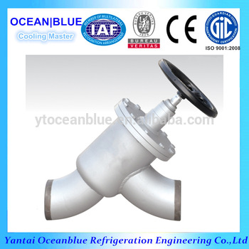 Ammonia gas globe control valve