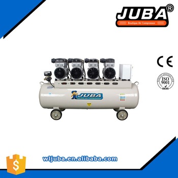 AC Power Oil Free Air Compressor 600 L min 7bar Belt Driven Dental Compressor Silent