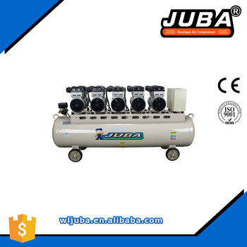 Oil Free Air Compressor 7bar Belt Driven Dental Compressor Silent