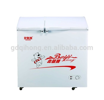 BCD 172DQ NEW DOUBLE CHAMBER FREEZER FOR COMMERCIAL 172L 220V 50HZ CB CERTIFICATE