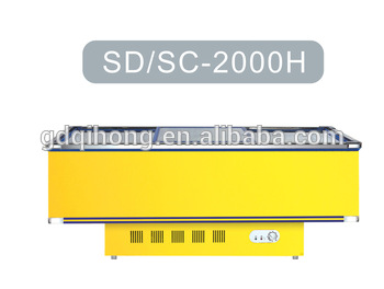 SD SC 2000H <font color='red'>supermarket</font> <font color='red'>display</font> <font color='red'>commercial</font> <font color='red'>Island</font> <font color='red'>Chest</font> <font color='red'>Freezer</font> for cheese
