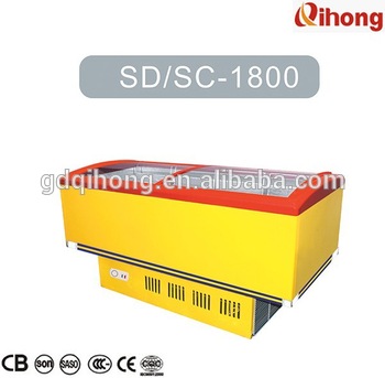 SD SC 1800 <font color='red'>supermarket</font> <font color='red'>display</font> <font color='red'>freezer</font> <font color='red'>island</font> <font color='red'>freezer</font> <font color='red'>glass</font> door chest <font color='red'>freezer</font> for freezing chicken