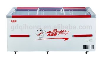Best Sell SD SC 868 GLASS DOOR ICE CREAM FREEZER 868L 220V 50HZ 110V 60HZ