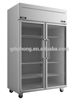 LCF 2S Stainless Steel kitchen refrigeration equipment 2 doors kitchen freezer