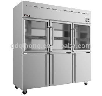 LCF 6M2D Glass 1300L Commercial Fridge
