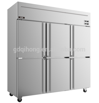 LCF 6M2D 1300L Stainless Steel Kitchen Fridge