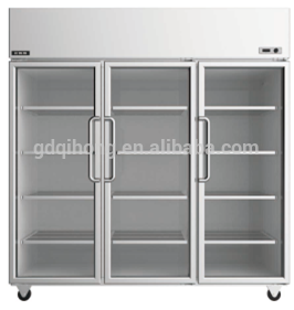 LCF 3S 1300L commercial refrigerator stainless steel