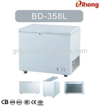 BD 358L 358L Solid Single Door Seafood Meat Fish Deep Freezer with CE CB SASO EER SONCAP Certificate