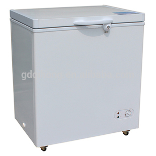 Hot Selling 158L DC AC CHEST FREEZER FOR HOME AND COMMERCIAL USE 220V 50HZ 110V 60HZ BD 158L