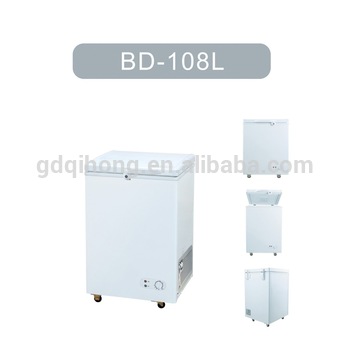 Hot Selling 108L DC AC CHEST FREEZER FOR HOME AND COMMERCIAL USE 220V 50HZ 110V 60HZ BD 108L