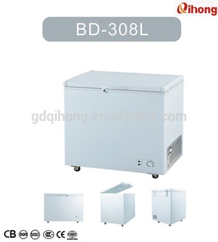 Hot Selling 308L DC AC CHEST FREEZER FOR HOME AND COMMERCIAL USE 220V 50HZ 110V 60HZBD 308L