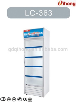 LC 363 363L Vertical Showcase bottle cooler Refrigerator 110V 127V 220V 50HZ 60HZ with CE CB SASO SONCAP