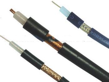 coiled cctv 50 ohms coaxial cable
