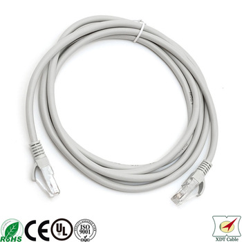 RoHS Copper PVC Jacket outdoor fiber UTP CAT6 patch cord