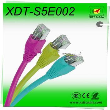 China supplier good price 24awg 0 51mm Copper CCA sftp cat5e network jumper cable