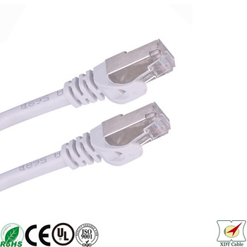 Top quality 0 51mm solid bare copper 24awg sftp cat5e patch cord