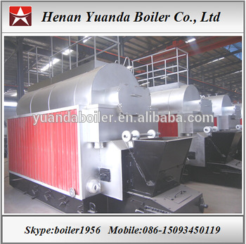 Chain grate stoker Coal fired 2 ton steam boiler