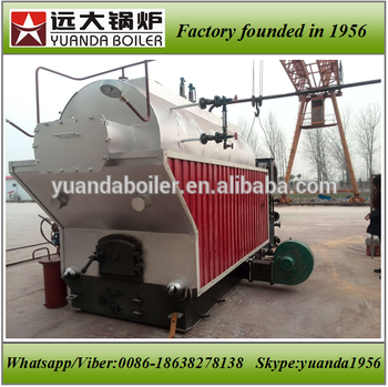 DZH 1ton 1000kg hr steam firewood boiler wood log fired steam boiler
