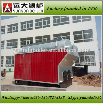 Cast steel materials automatic steam 4ton wood boiler