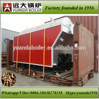 China industrial biomass wood fired steam boiler machine 2ton