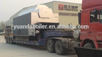 Industrial biomass wood pellet hot water heating boiler 500kw