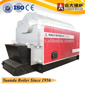 none bearing pressure DZL biomass or wood pellets cast iron water boilers for heating