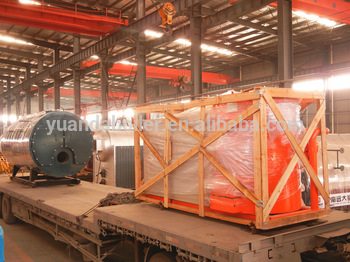 350kW 2800kW wood or biomass briquet fired hot water boiler with biomass burner for sale
