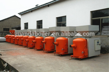 wood briquette water heating boiler stove from 0 35Mw to 2 8MW with small installation size