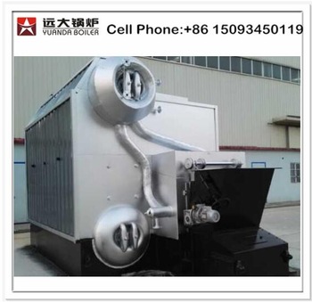 SZL D Double Drum Water Tube Wood burning Steam boiler