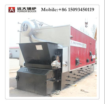 SZL D Double Drum Water Tube Wood burning Steam boiler