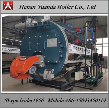 Industrial 1 5 ton 100 <font color='red'>bhp</font> gas steam boiler <font color='red'>caldera</font>