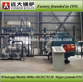 98 heat efficiency gas oil fired plywood drying thermic fluid heater gas thermal oil boiler oil