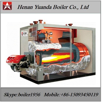 Top safety oil gas fired vacuum hot water boiler for heating