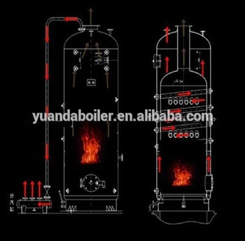 LSG series 300kg hr vertical biomass fired boiler