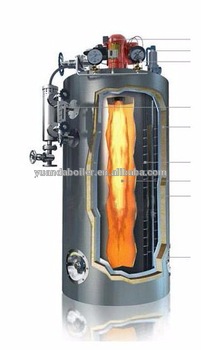 300kg 500kg 750kg vertical gas oil fired boiler