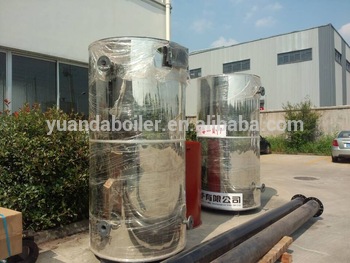bunker c oil fuel fired vertical structure fire tube steam boiler price